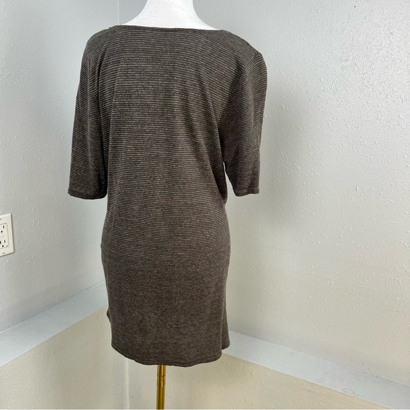 J. Jill Pure Jill Collection Linen Brown Wrap Tie Top Women’s Size Large - Picture 5 of 10